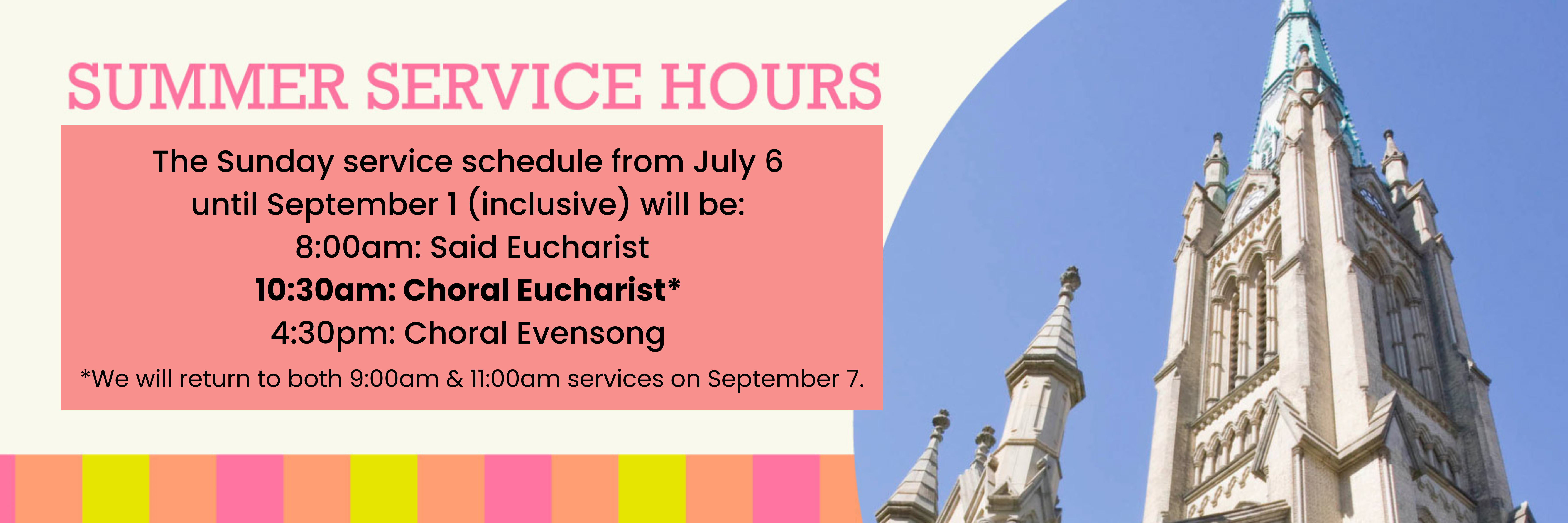 Summer hours updated 2025